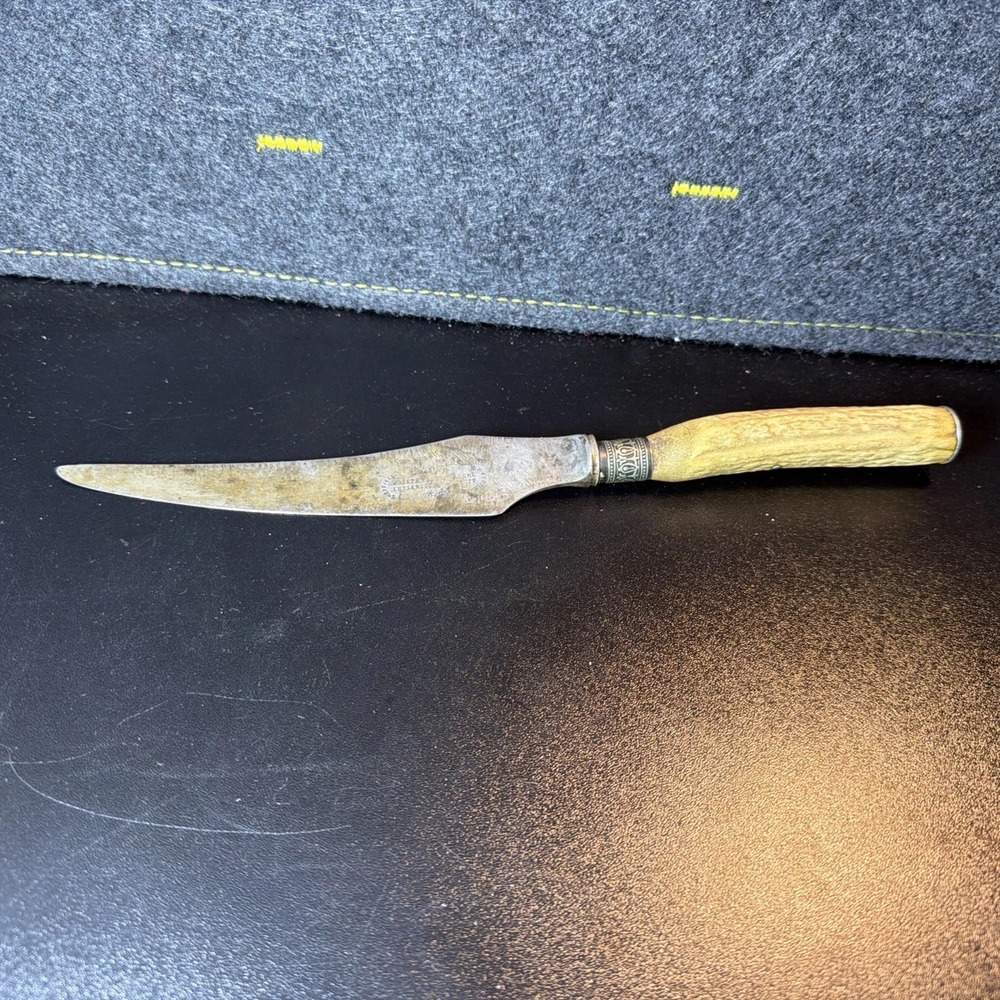 Antique Joseph Rodgers & Sons Sheffield butcher Knife Majesty‎ 19th C English